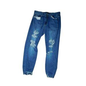 Judy Blue Size 14W Plus Size Ripped Distressed STRETCH Denim Jeans